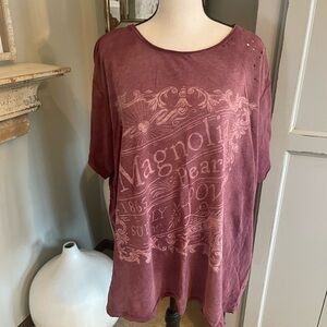 Magnolia Pearl Women's Purple Love Tee